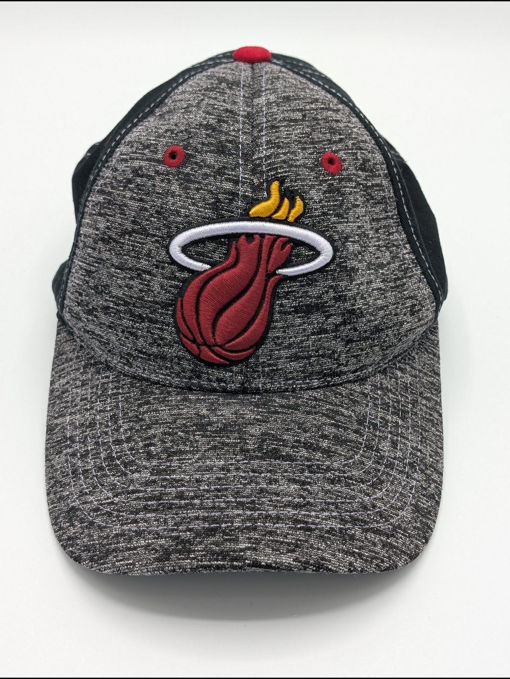 Item Of The Game Kid's Snapback Embroidered Grey Miami Heat Baseball Cap